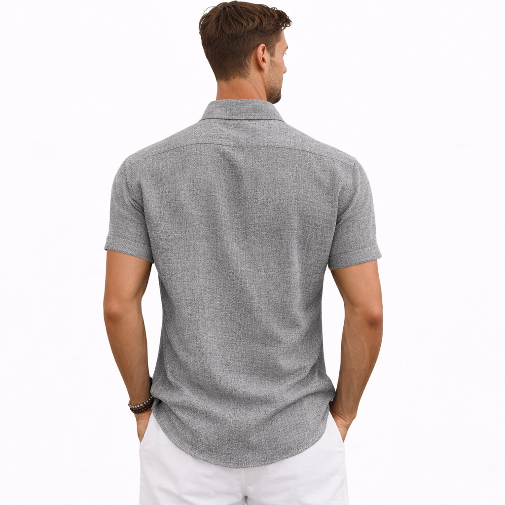 Coleeast London LUCAS Striped Linen Casual Shirt