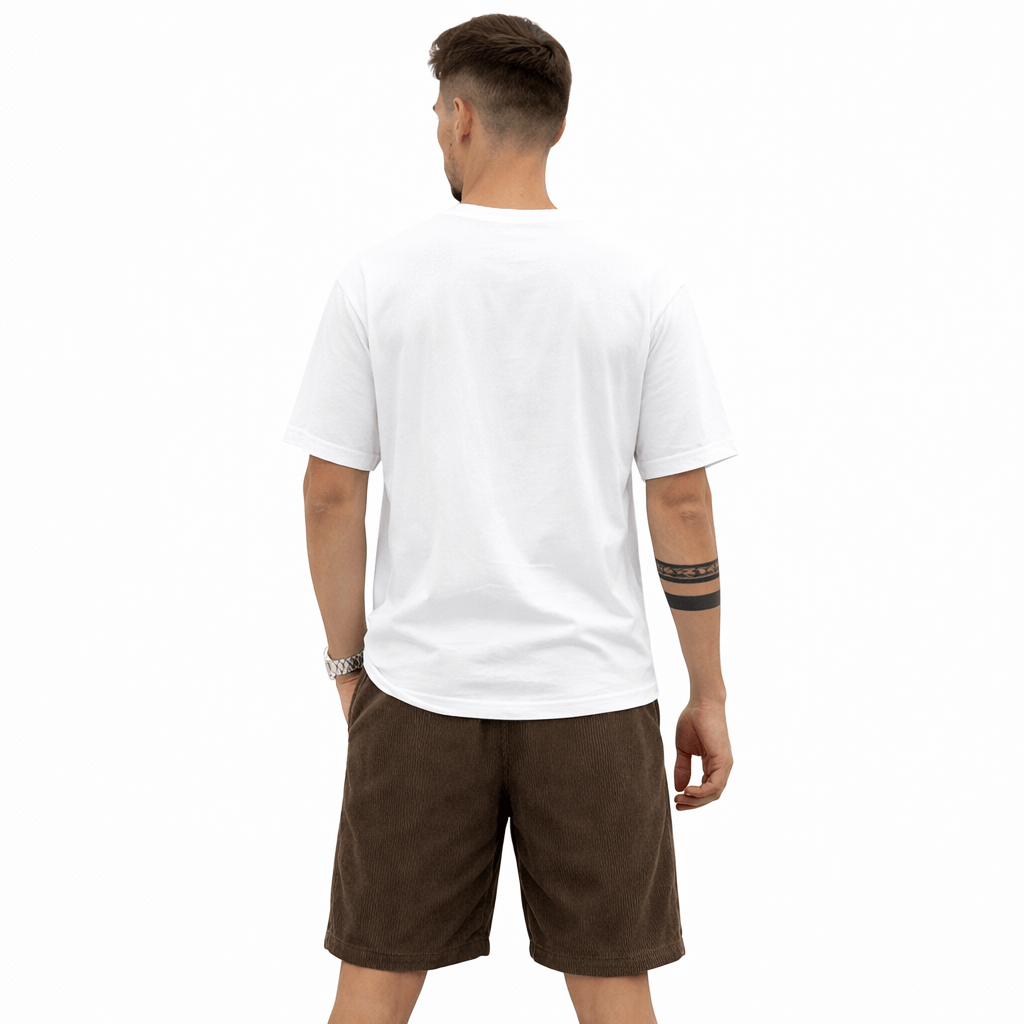 Ccoleeast-London ARI, Cotton Elastic Waist Shorts