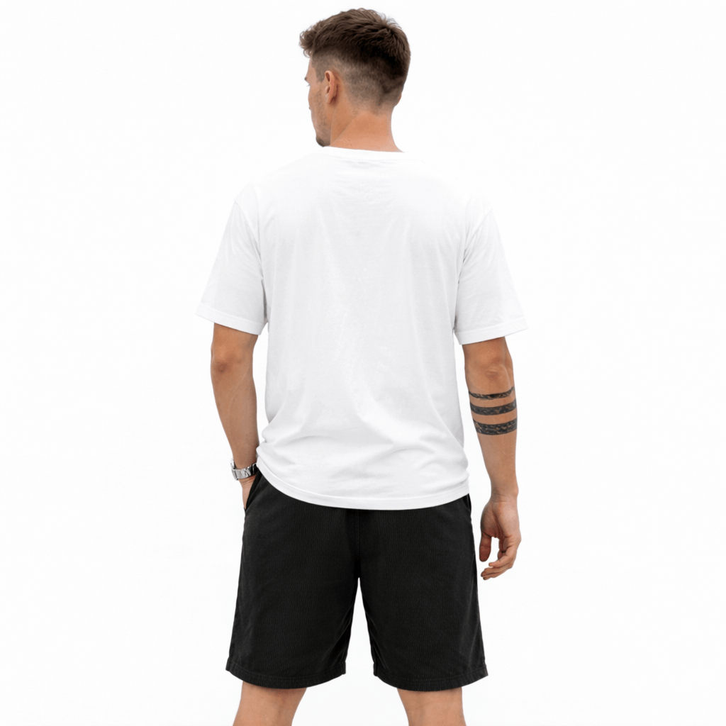 Ccoleeast-London ARI, Cotton Elastic Waist Shorts