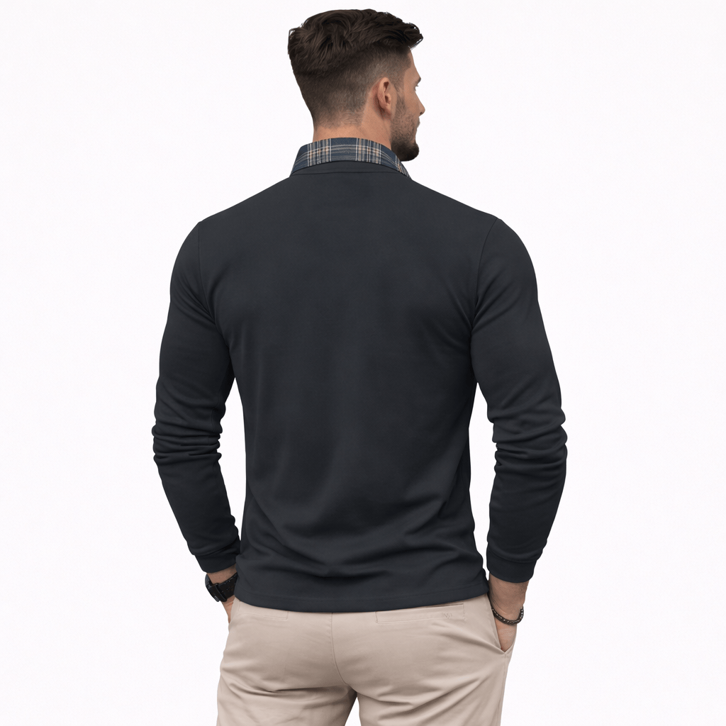 Coleeast-London AARON, Solid Casual Polo Shirt