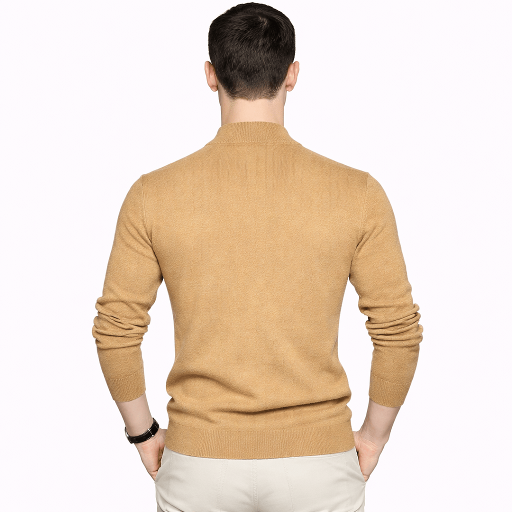 Coleeast-London ADAM, Mock Neck Casual Sweater