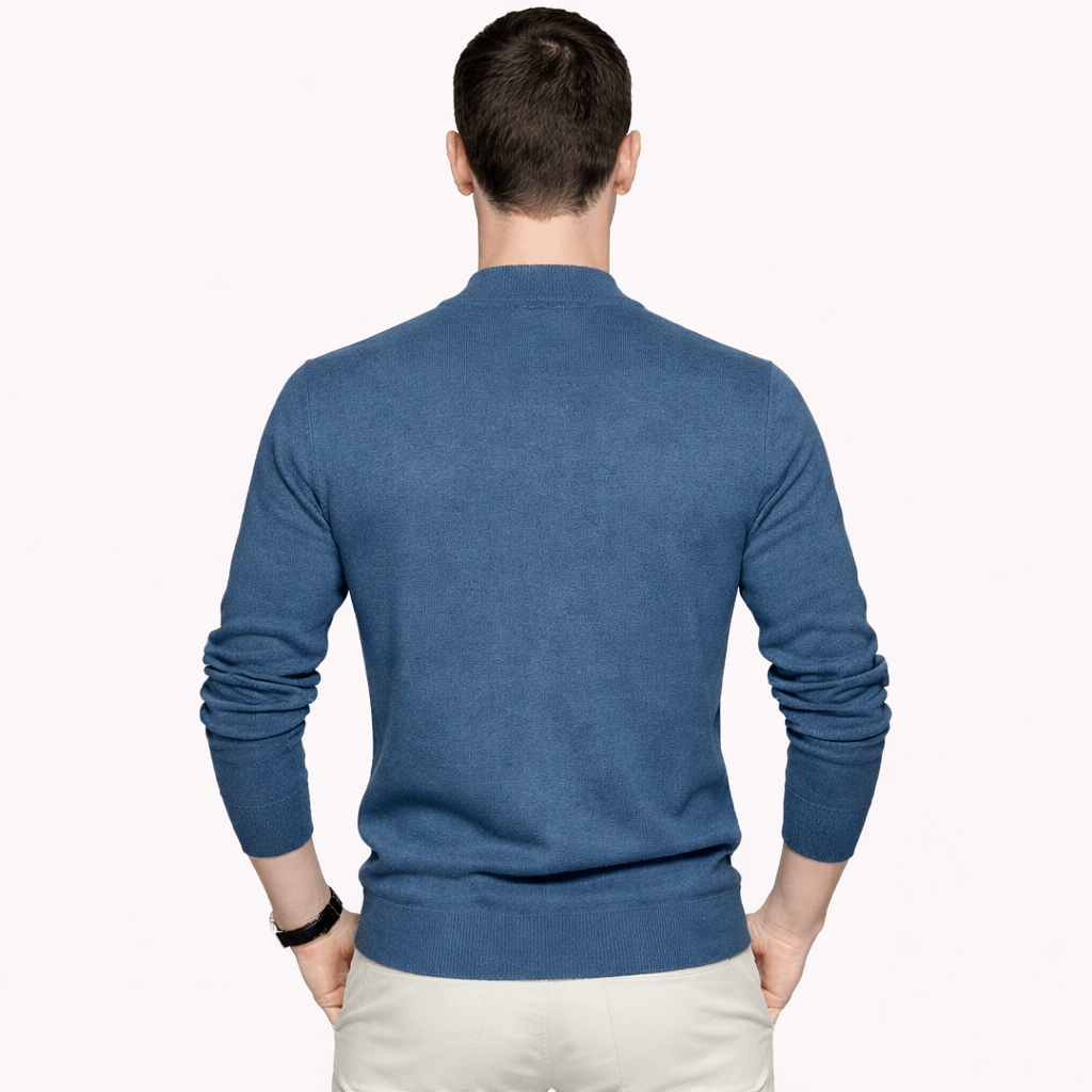 Coleeast-London ADAM, Mock Neck Casual Sweater