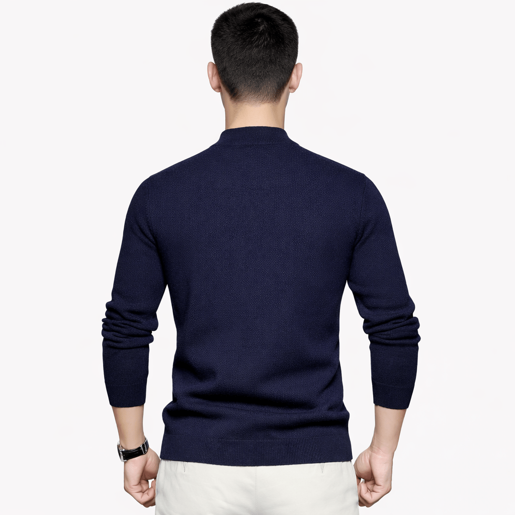 Coleeast-London ADAM, Mock Neck Casual Sweater