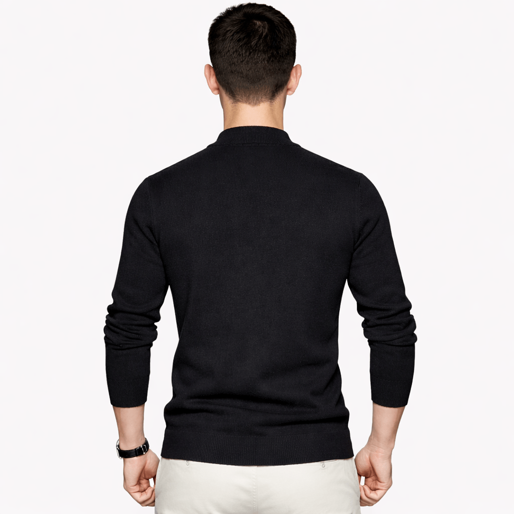 Coleeast-London ADAM, Mock Neck Casual Sweater