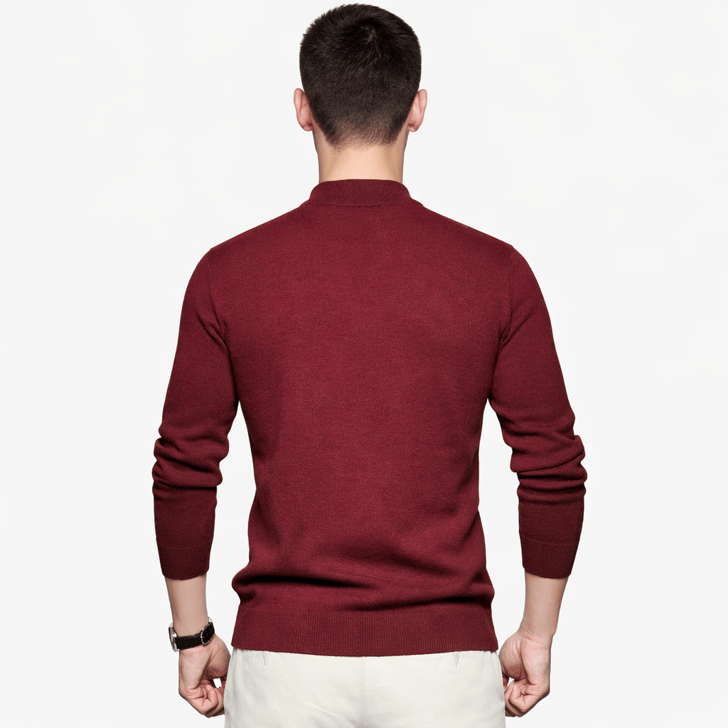 Coleeast-London ADAM, Mock Neck Casual Sweater
