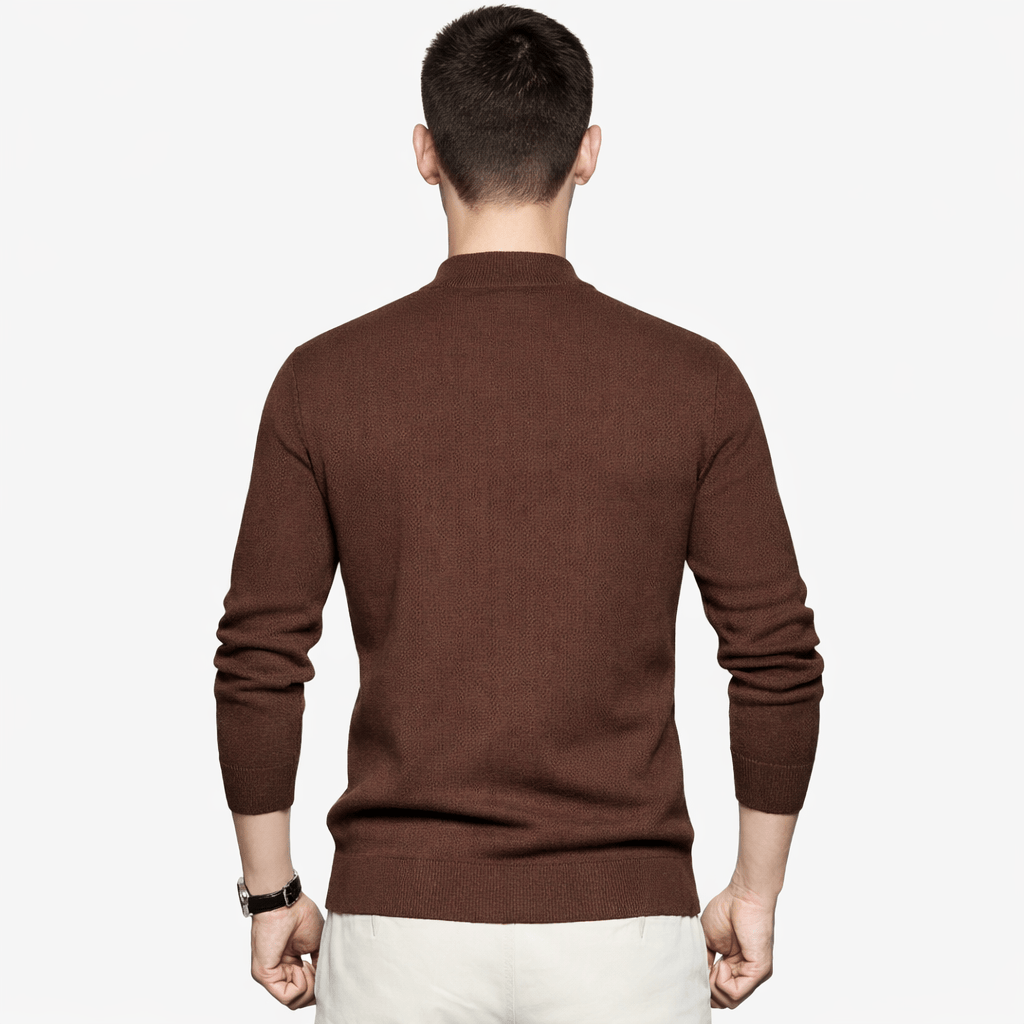 Coleeast-London ADAM, Mock Neck Casual Sweater