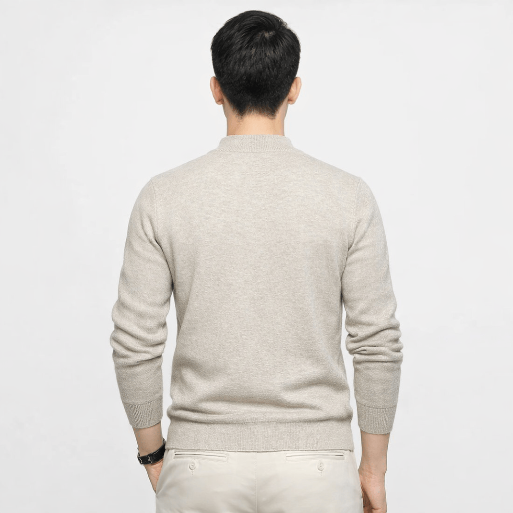 Coleeast-London ADAM, Mock Neck Casual Sweater