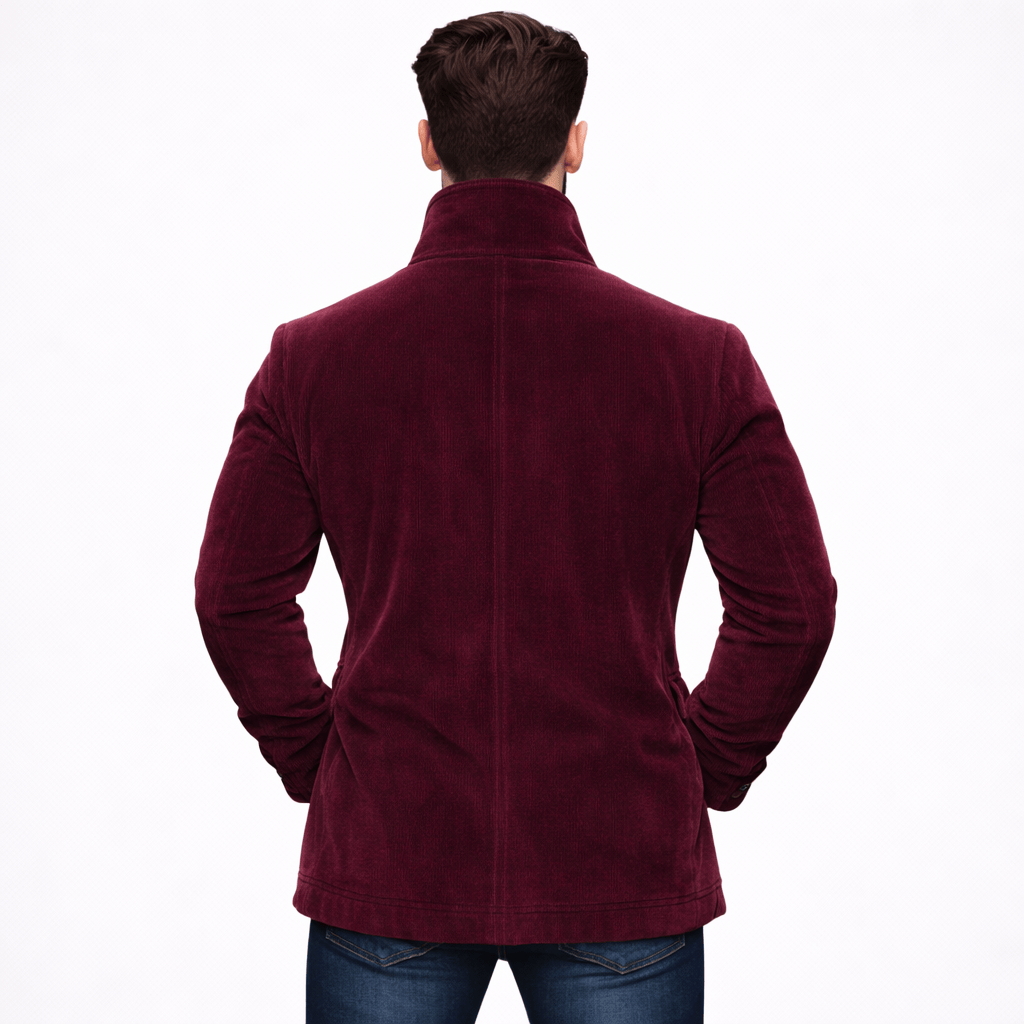 Coleeast London ALEX, Casual Leather Jacket Stand Collar