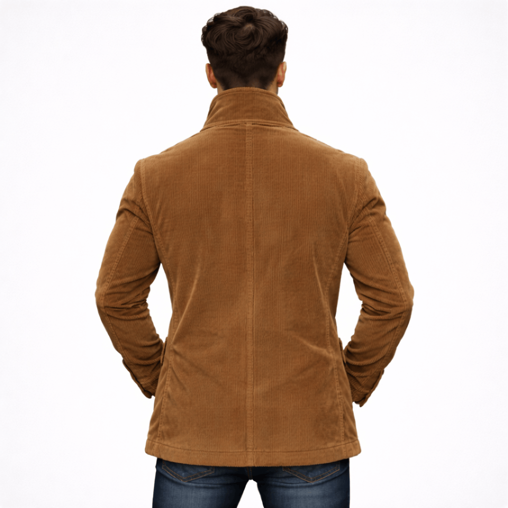 Coleeast London ALEX, Casual Leather Jacket Stand Collar