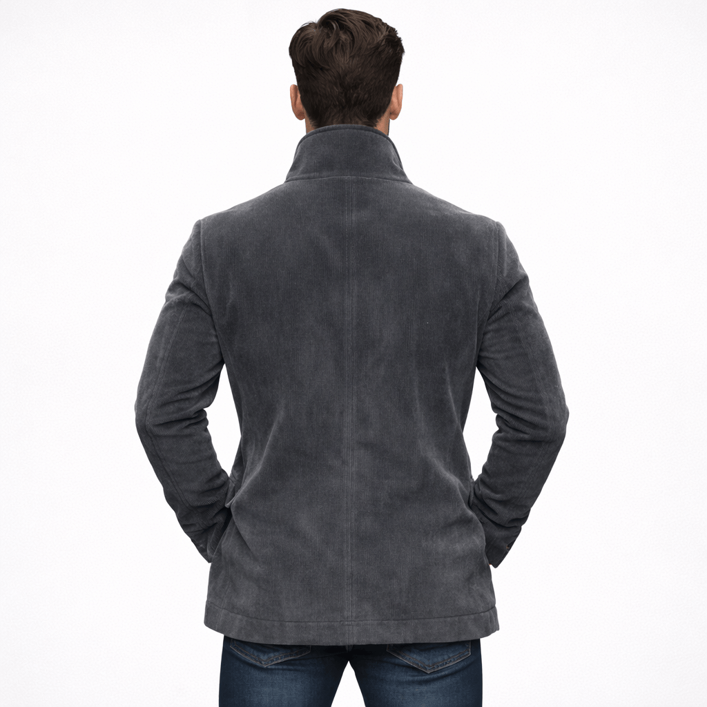 Coleeast London ALEX, Casual Leather Jacket Stand Collar