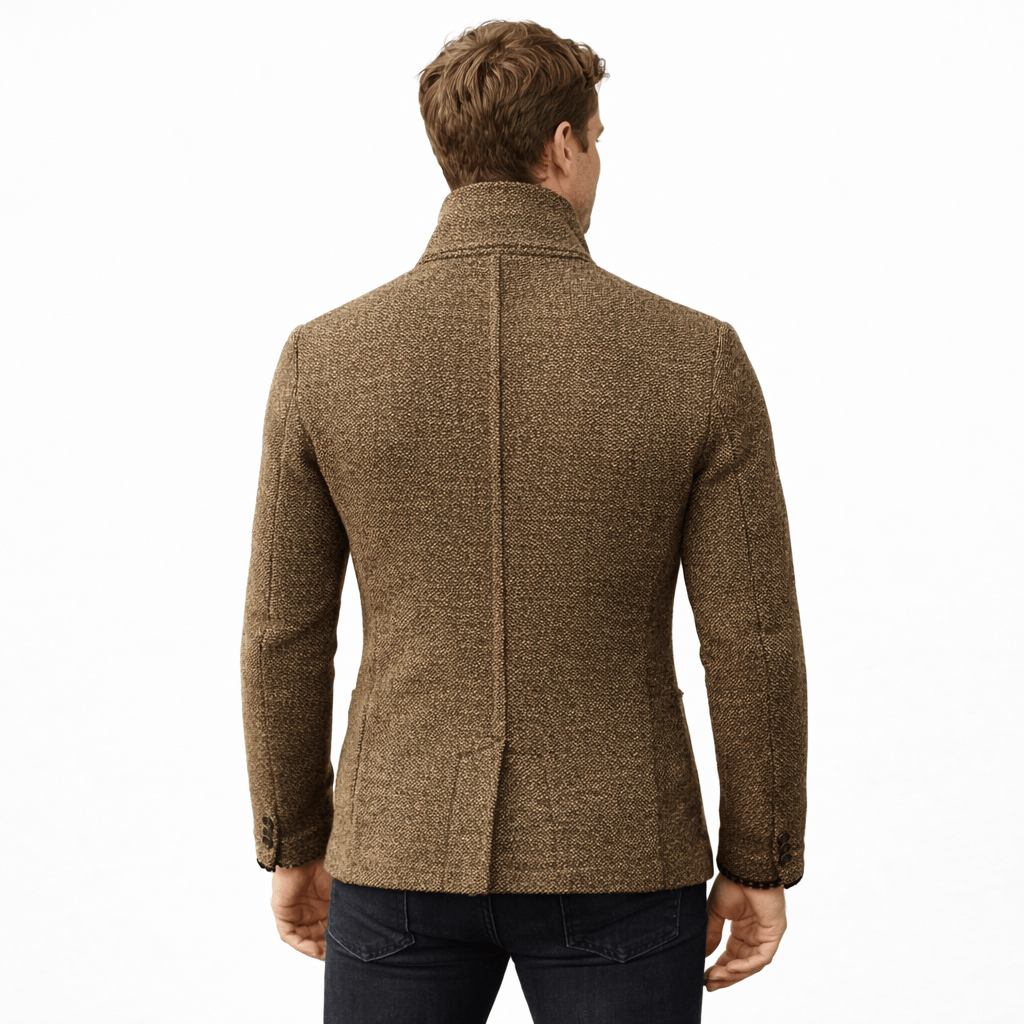 Coleeast-London ARCHI,  Wool Blend Buttoned Coat