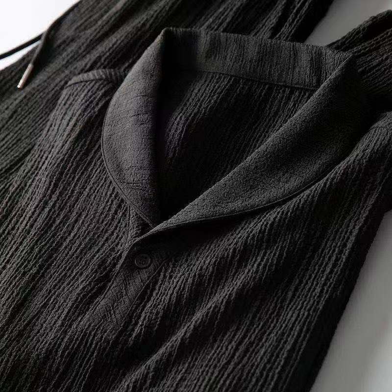 Coleeast-London ASHTON, Casual V-Neck Shorts Set