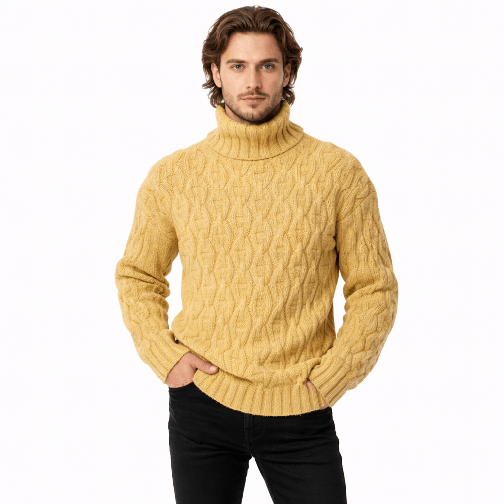 Coleeast-London Beige / XS OSCAR, Fine Wool Knit Cardigan