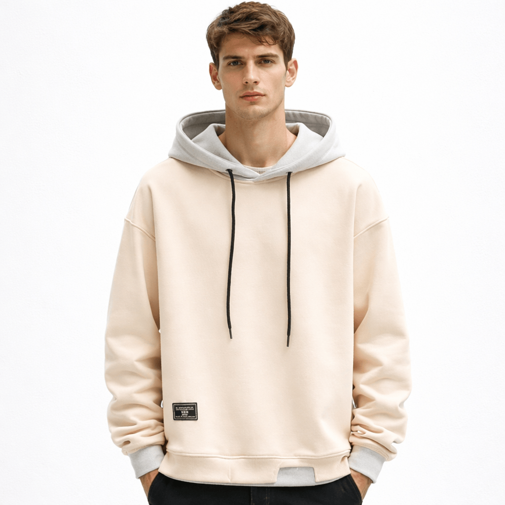 Coleeast-London Beige / XS STUART, Regular Fit Solid Hoodie