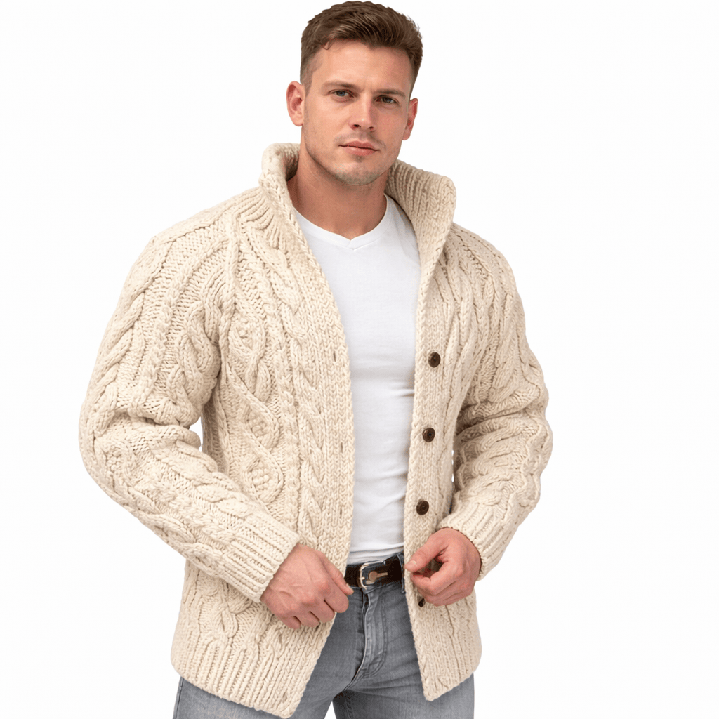 Coleeast-London Beige / XS TODD, Chic Knit Cardigan