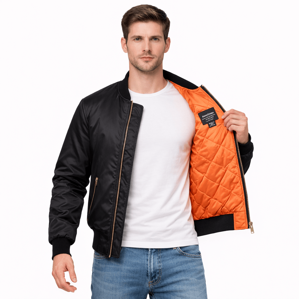 Coleeast London Black / XS ALFIE, Windproof Bomber Jacket