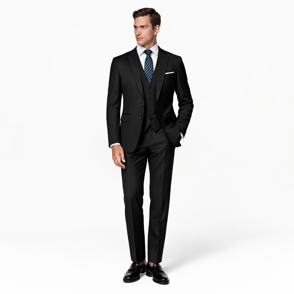 Coleeast-London Black / XS AMOS, Slim Fit Viscose Suit