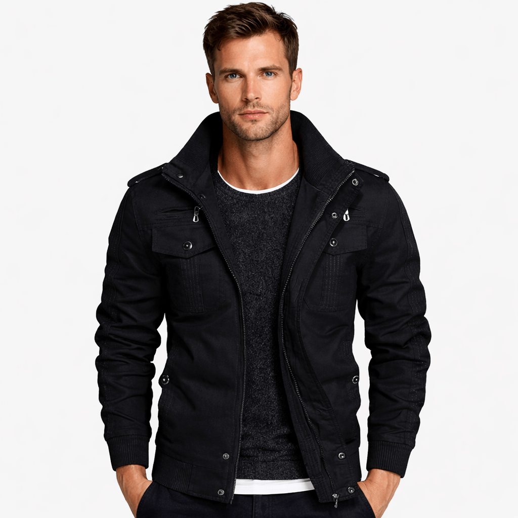 Coleeast-London Black / XS ARCHIE, Cotton Windproof Bomber