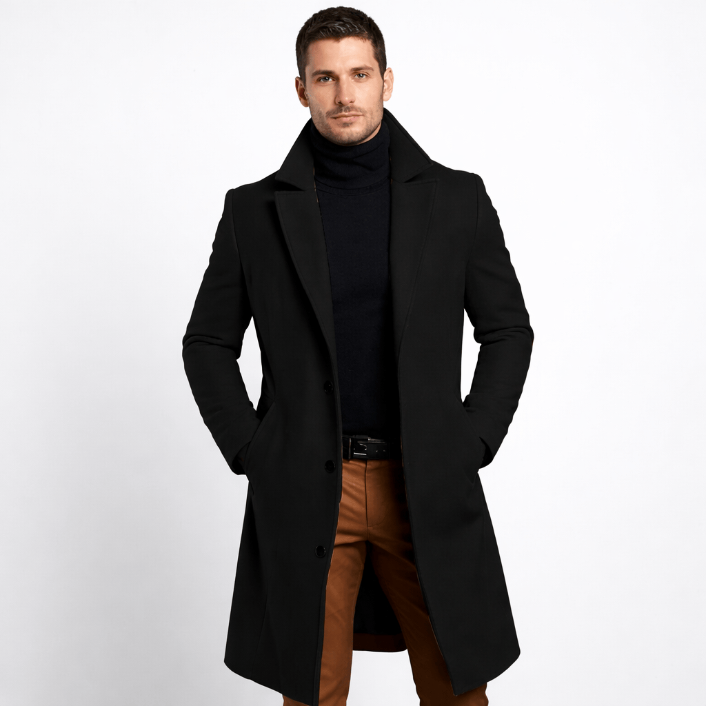 Coleeast London Black / XS ARTHUR Long Wool Coat