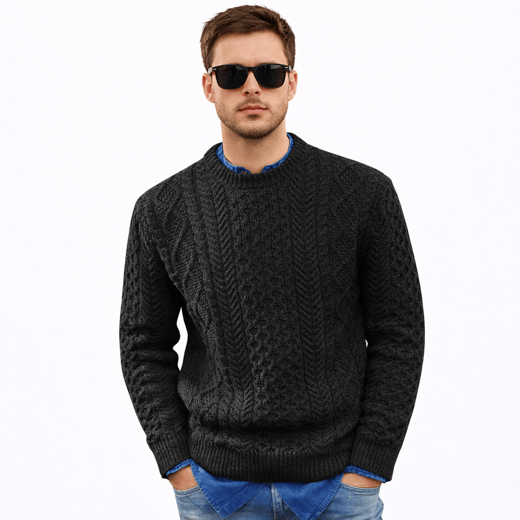 Coleeast-London Black / XS BARRY, Crew Neck Knit Sweater