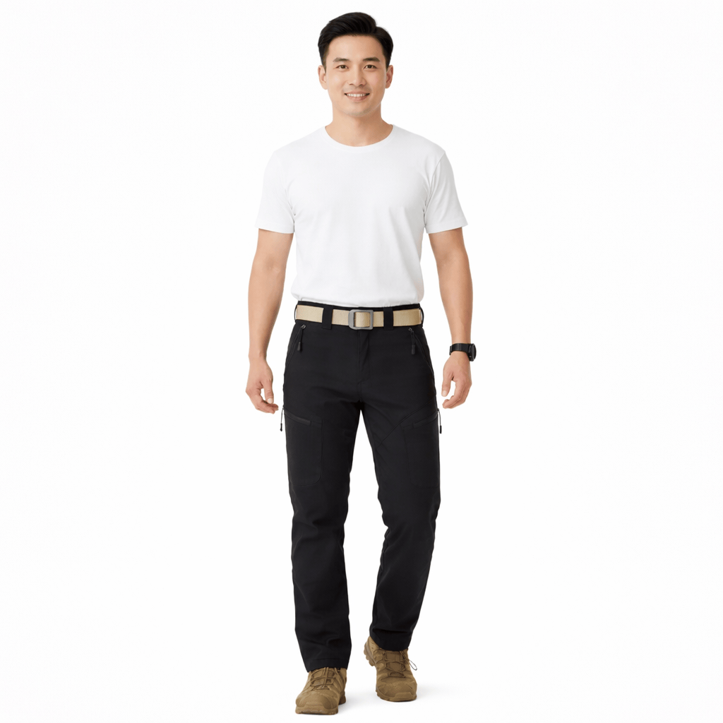 Coleeast-London Black / XS BEN, Military Cargo Pants Cotton Blend