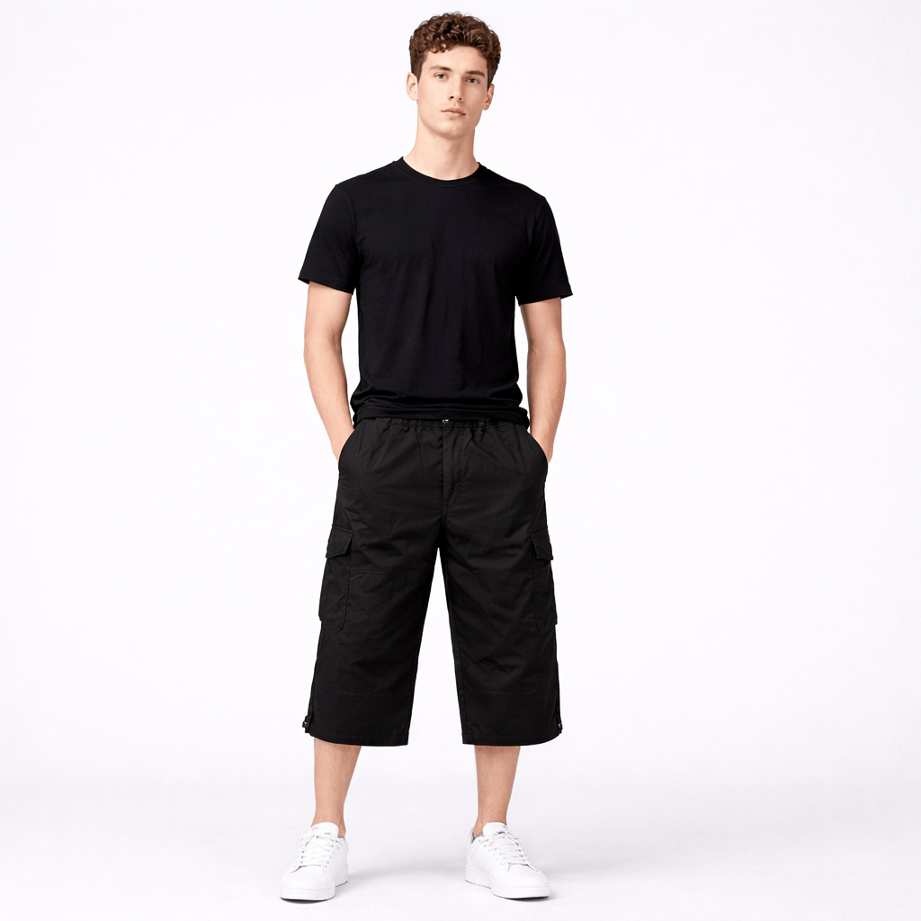 Coleeast-London Black / XS BRUCE, Regular Fit Cotton Blend Shorts