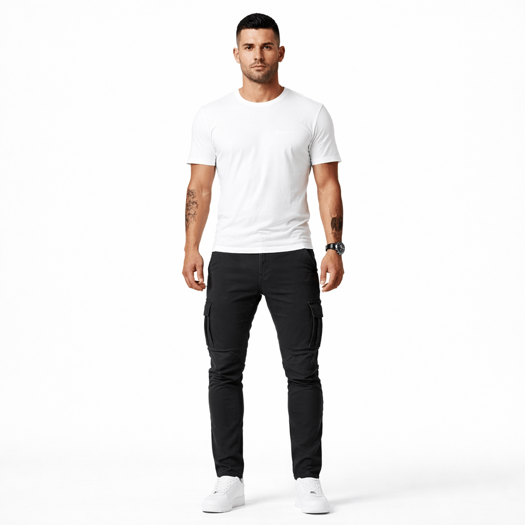 Coleeast-London Black / XS BYRON, Regular Fit Canvas Jeans