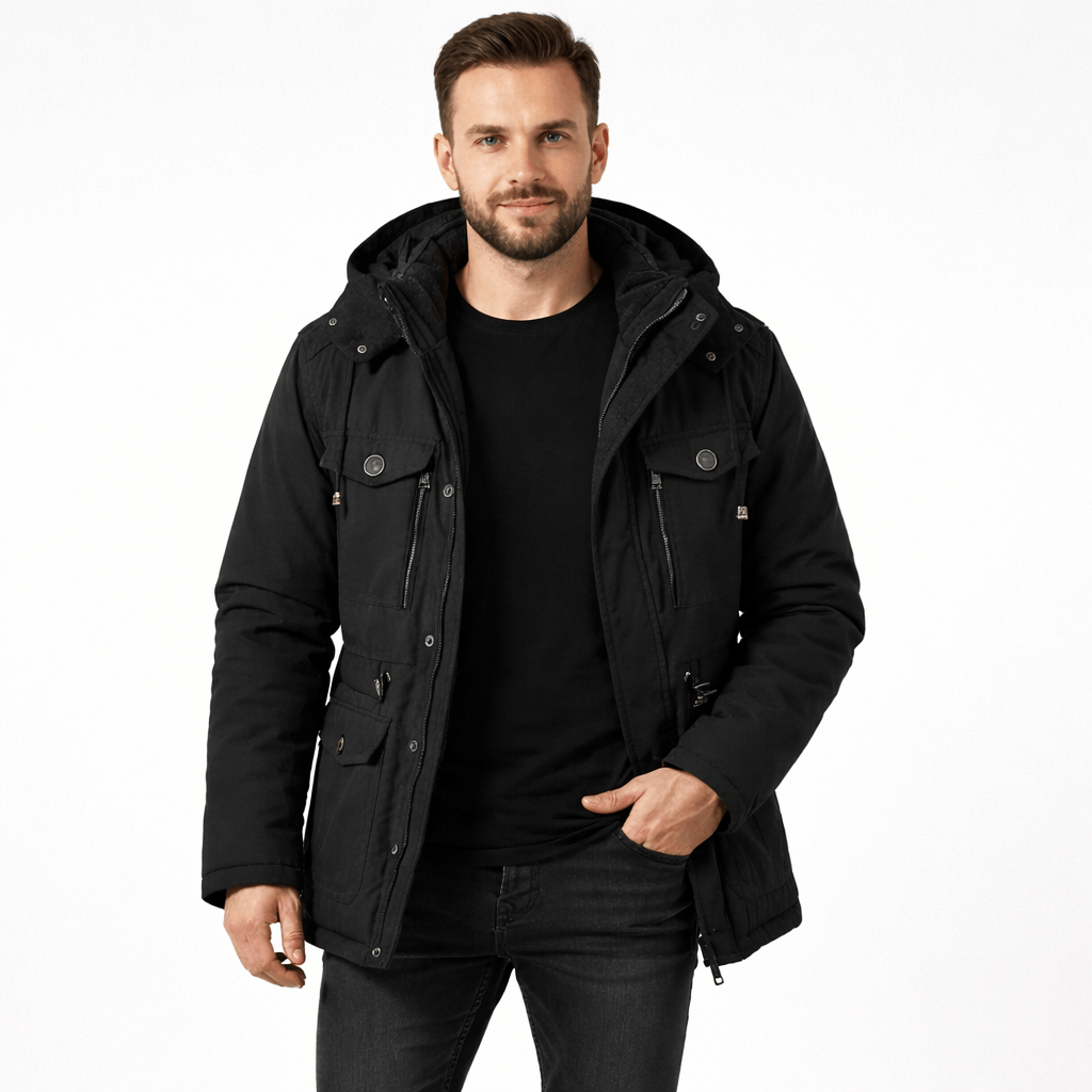 Coleeast-London Black / XS CHESTER, Hooded Loose Fit Jacket