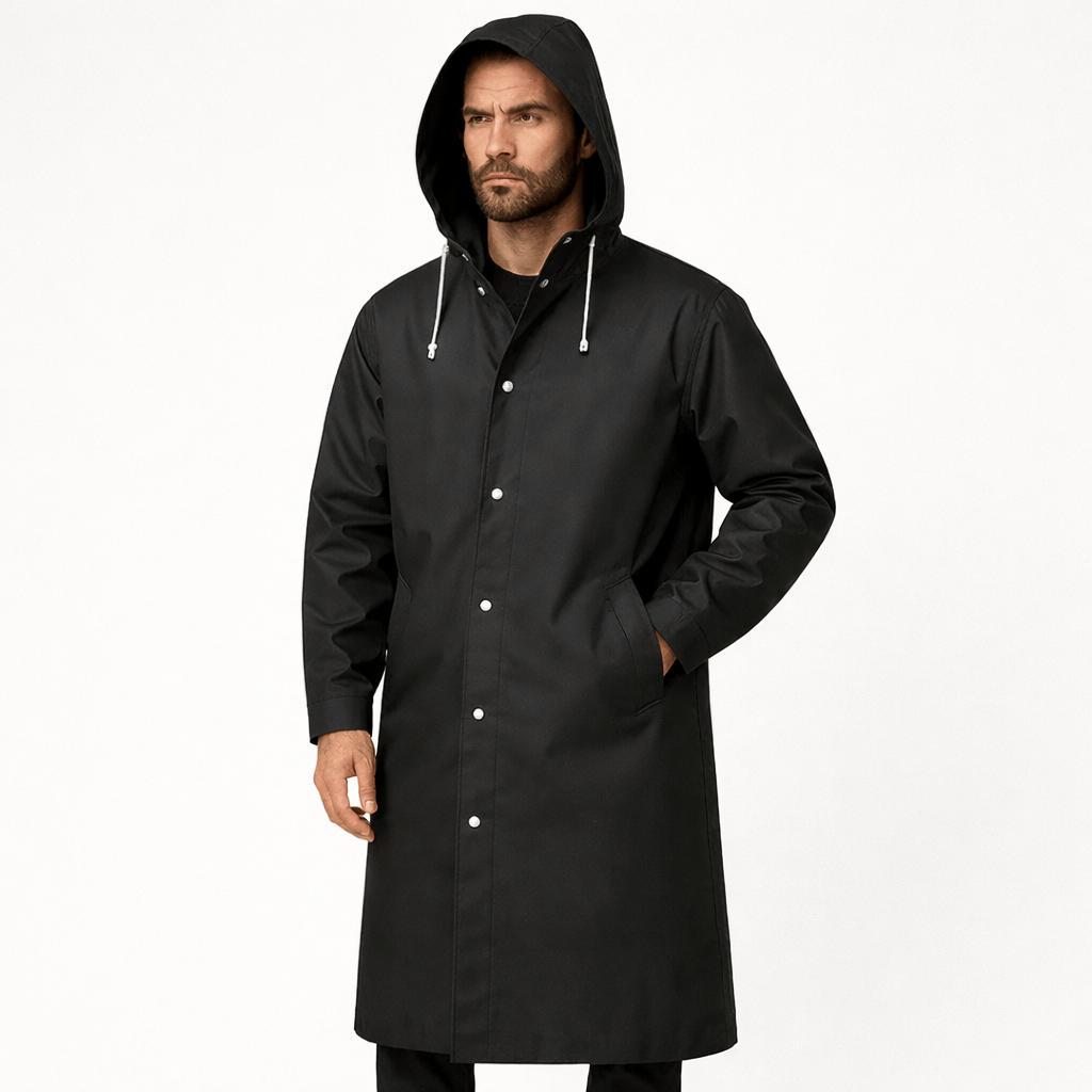 Coleeast-London Black / XS CRAIG, Waterproof Hooded Raincoat