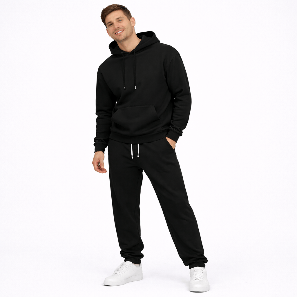 Coleeast-London Black / XS DAN, Solid Fit Sports Tracksuit