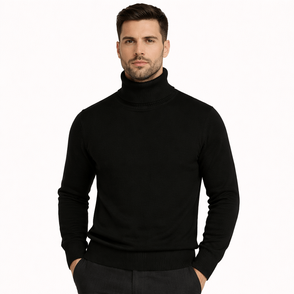 Coleeast-London Black / XS DARNELL, Casual Fiber Blend Pullover