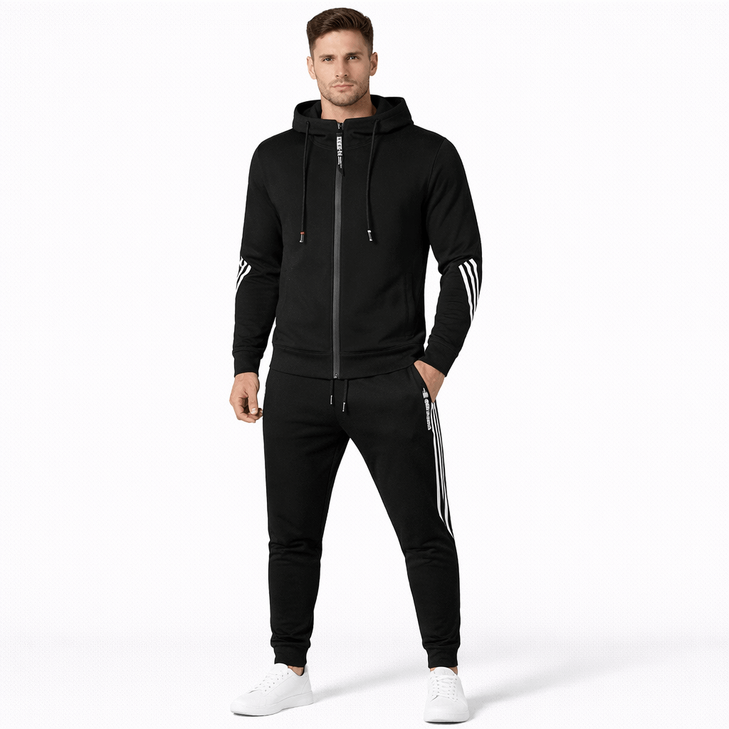 Coleeast-London Black / XS DESMOND Hooded Zip Tracksuit