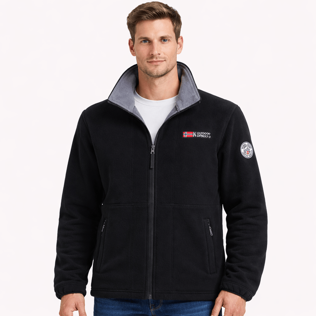 Coleeast London Black / XS DYLAN, Fleece Zip Jacket