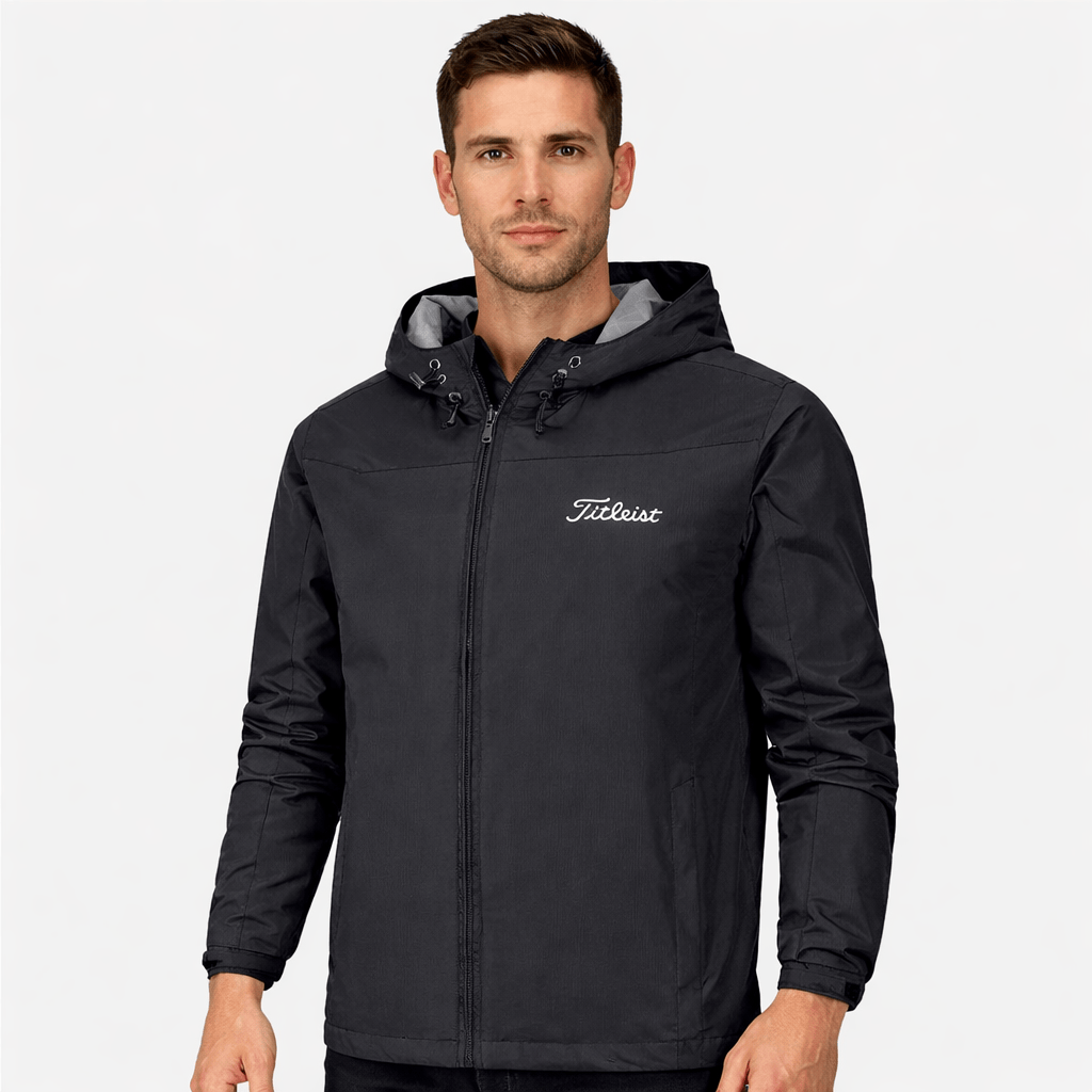 Coleeast-London Black / XS EBENEZER, Hooded Zip Jacket Printed