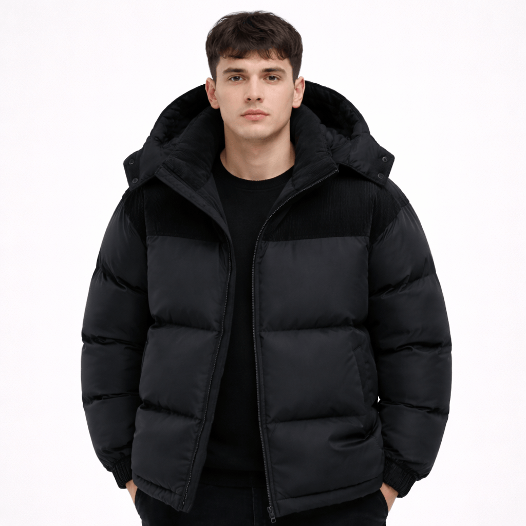 Coleeast-London Black / XS EUAN, Casual Full-Zip Padded Jacket