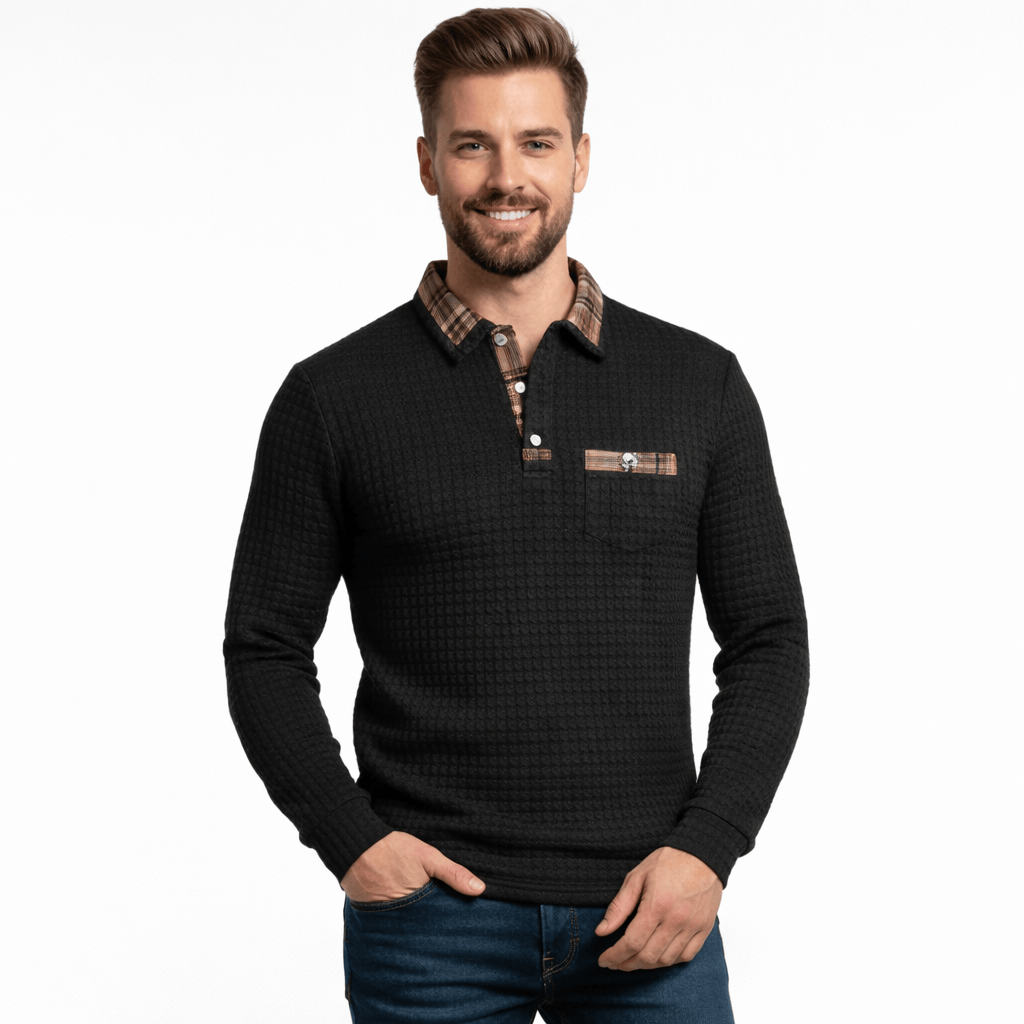 Coleeast-London Black / XS HARRY, Casual Travel Polo