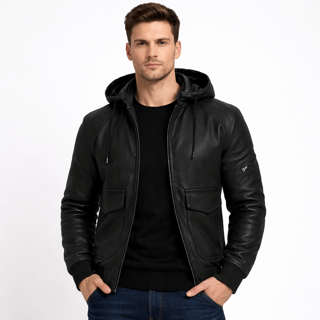 Coleeast-London Black / XS HENRY, Hooded Zip Jacket