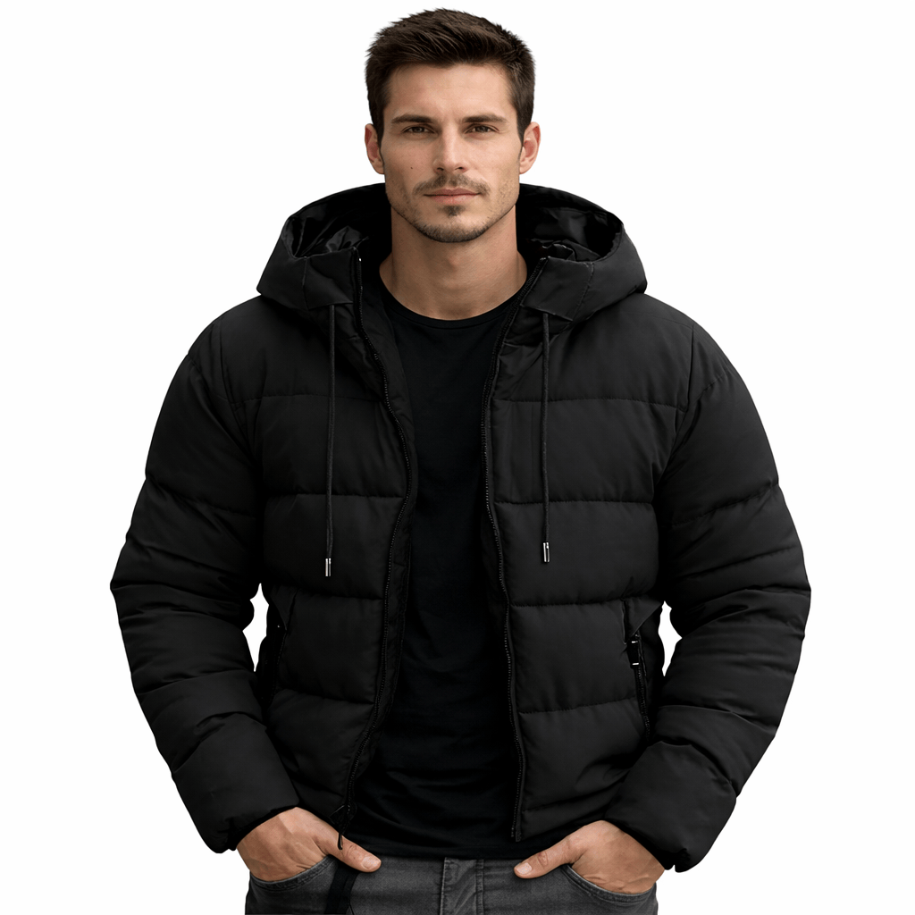 Coleeast-London Black / XS JAMES, Hooded Cotton Parka