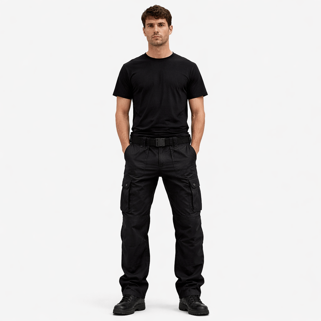 Coleeast-London Black / XS KEITH, Cotton Straight Leg Pants