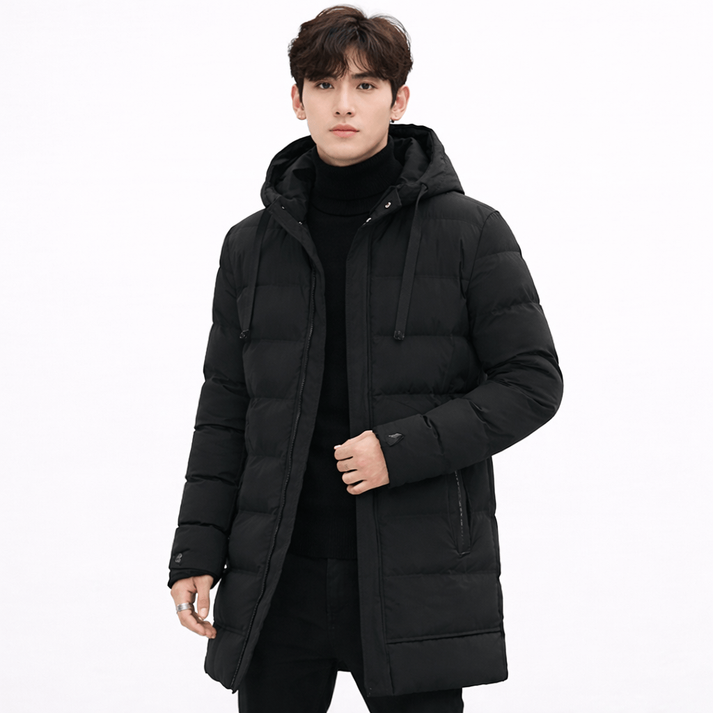 Coleeast-London Black / XS LENNON, Hooded Cotton Windbreaker Jacket