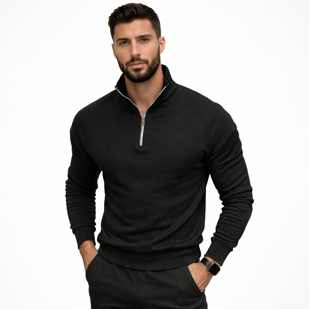 Coleeast-London Black / XS NED, Casual Zip Up Sweatshirt