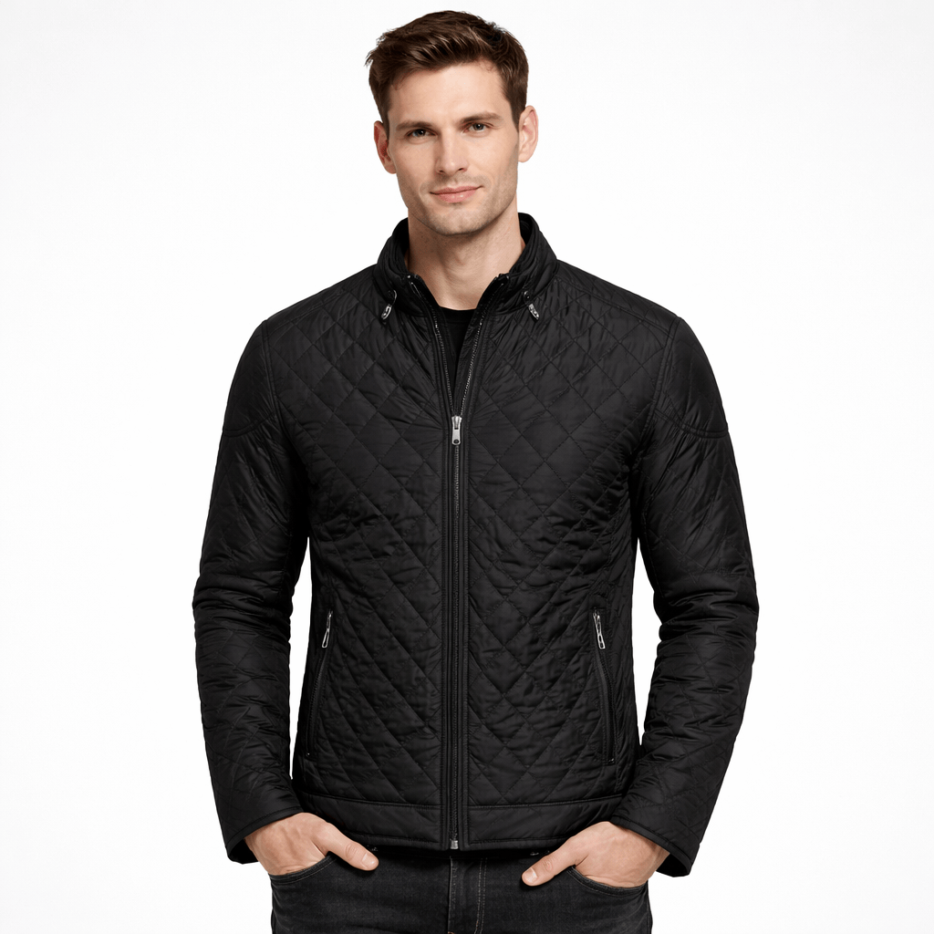 Coleeast-London Black / XS NORTON, Thick Slim Fit Bomber Jacket