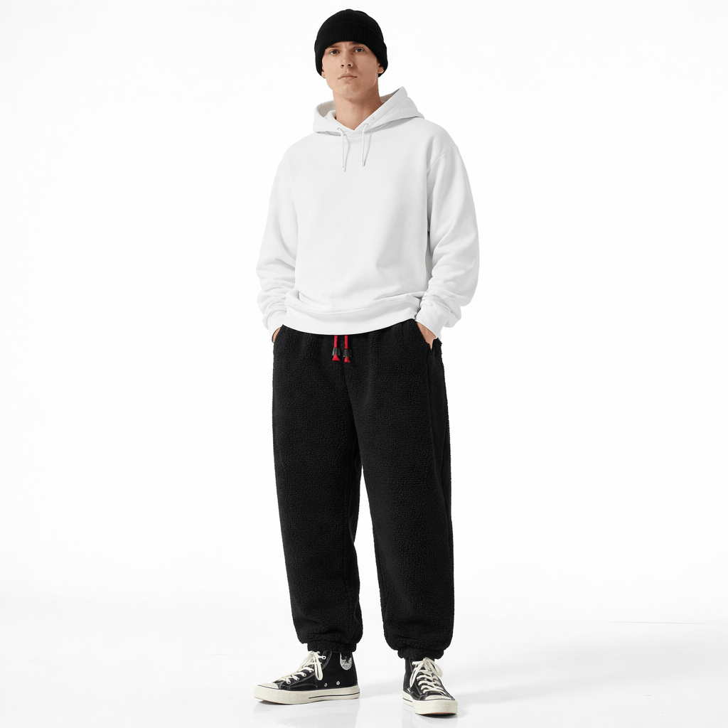Coleeast-London Black / XS RAY, Elastic Waist Harem Pants