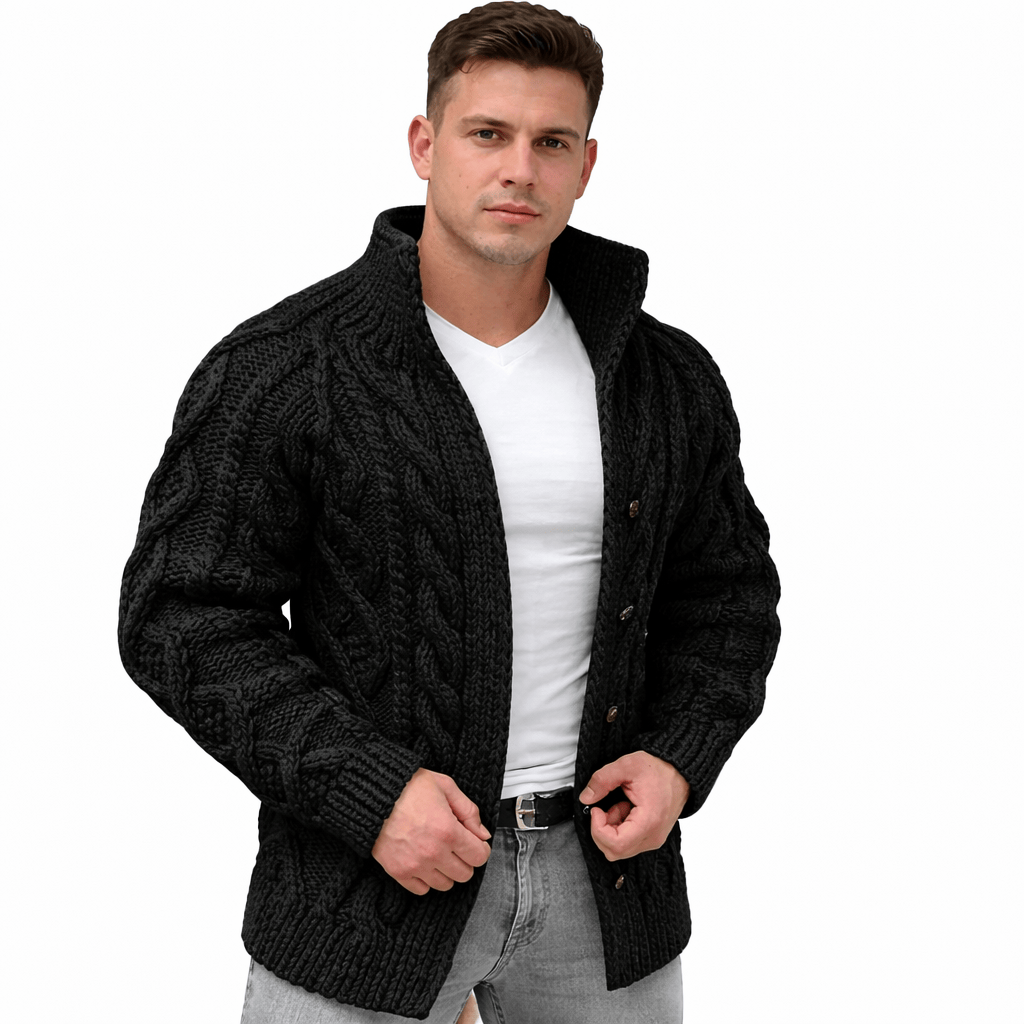 Coleeast-London Black / XS TODD, Chic Knit Cardigan