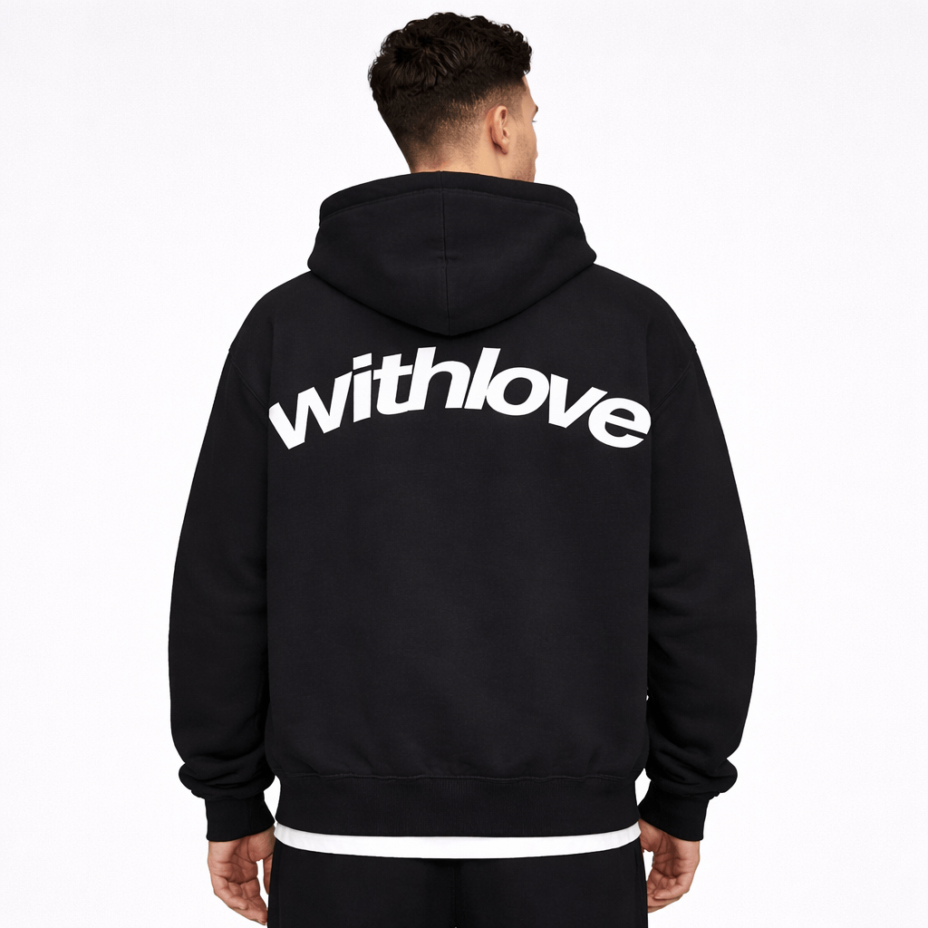 Coleeast-London Black2 / XS GRANT, Printed Fleece Hoodie