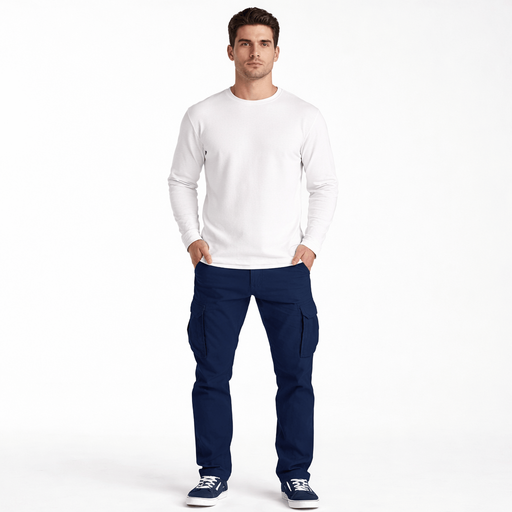 Coleeast-London Blue / XS BLAKE, High Waist Straight Leg Pants