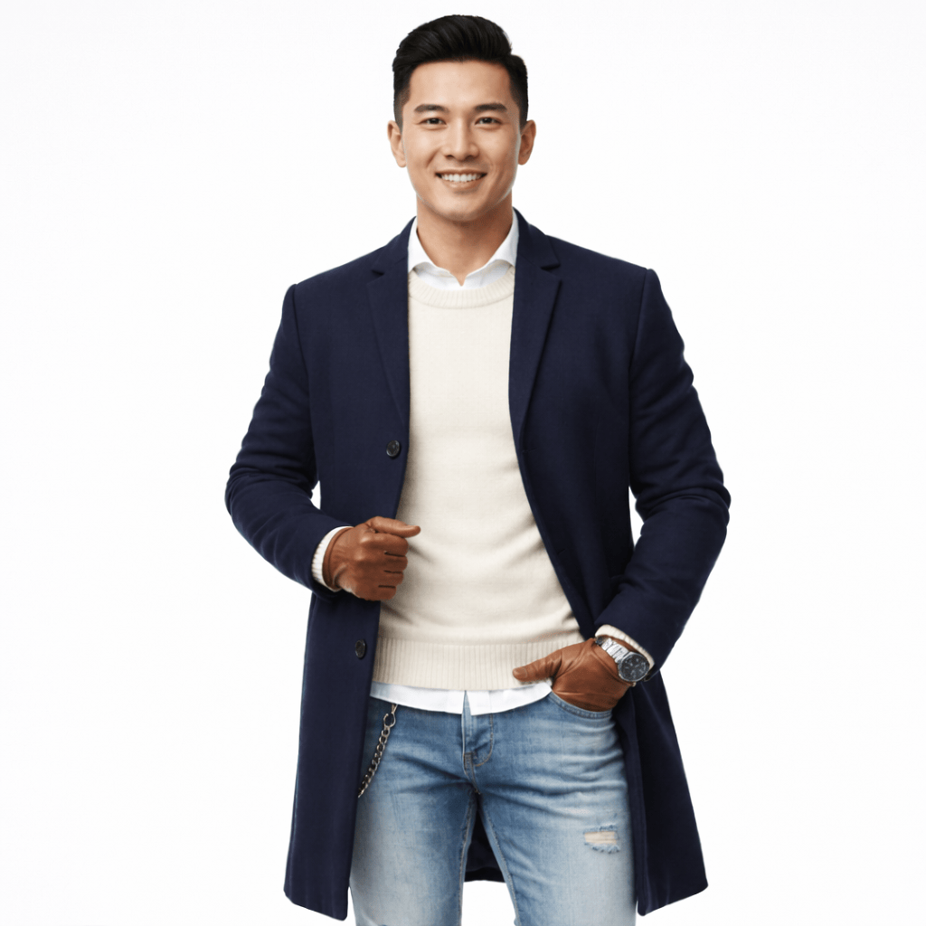 Coleeast-London Blue / XS CLIVE, Casual Single-Breasted Blazer