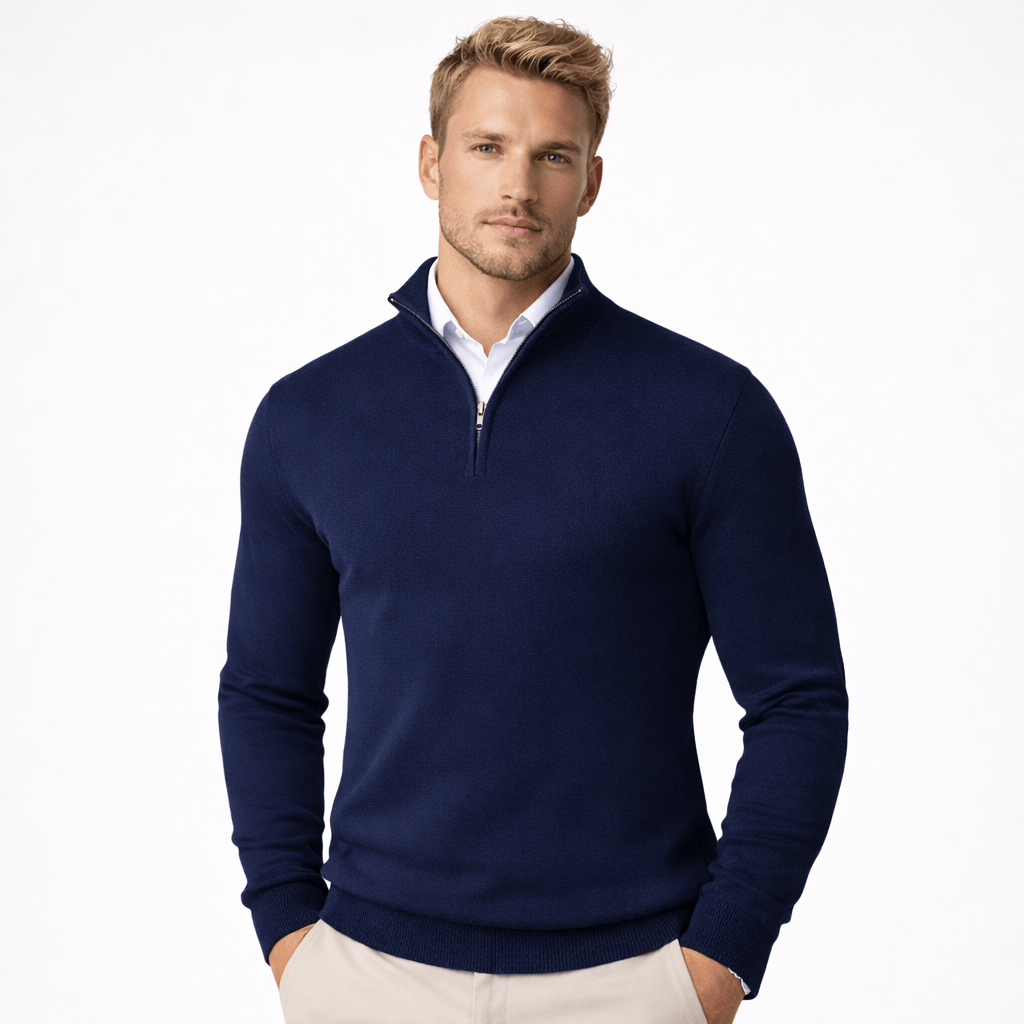 Coleeast London Blue / XS DAMON, Knitted Cardigan Vest