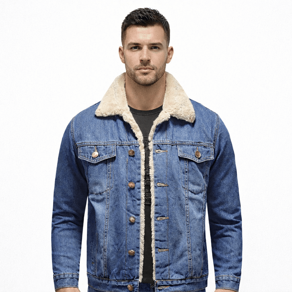 Coleeast London Blue / XS ETHAN, Fleece Jacket Loose Fit Cotton