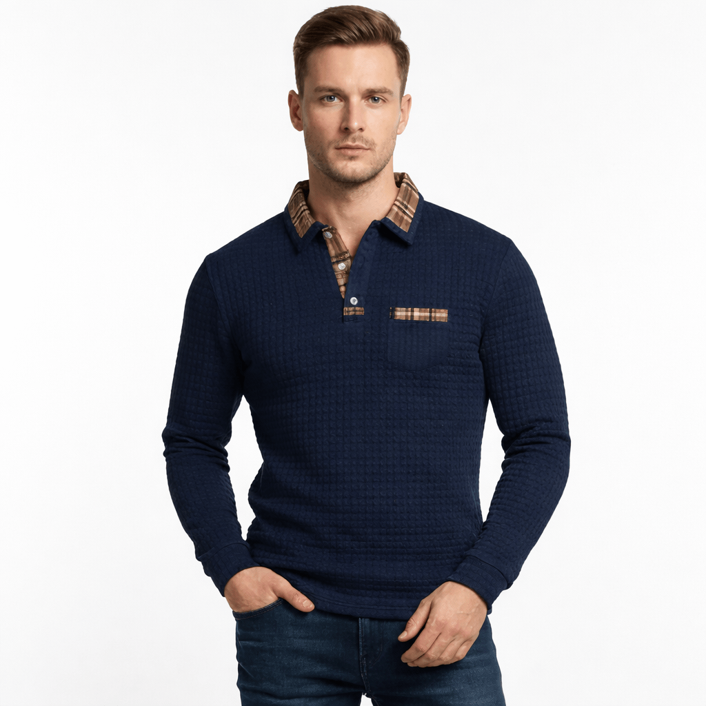 Coleeast-London Blue / XS HARRY, Casual Travel Polo